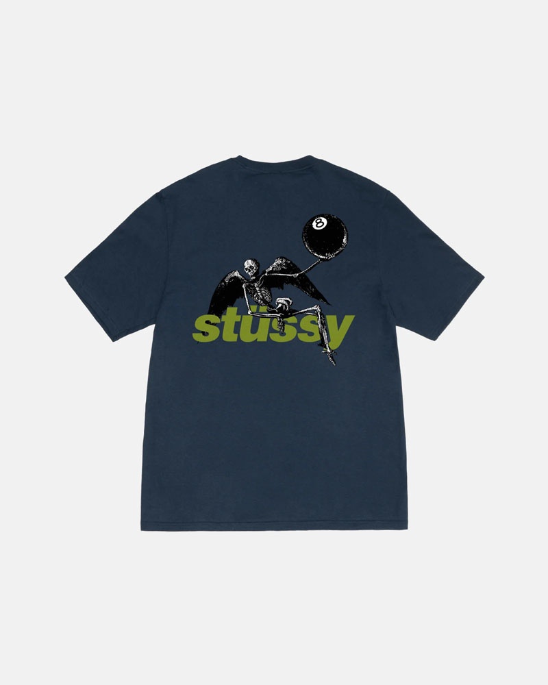 Stüssy Apocalypse T-shirt Marinblå | Sverige 371UHQGDF