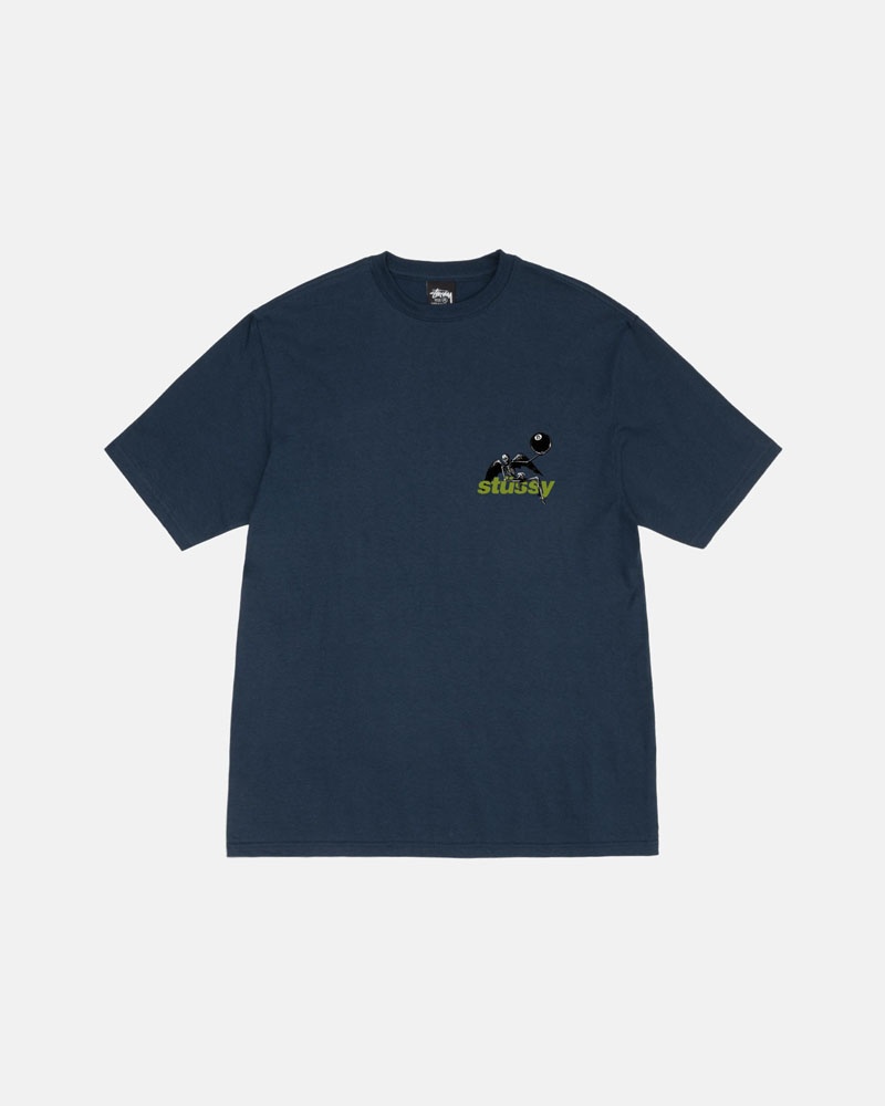 Stüssy Apocalypse T-shirt Marinblå | Sverige 691ZEXKTA