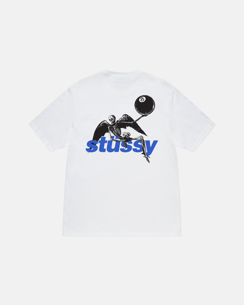 Stüssy Apocalypse T-shirt Vita | Sverige 319FOXSMD