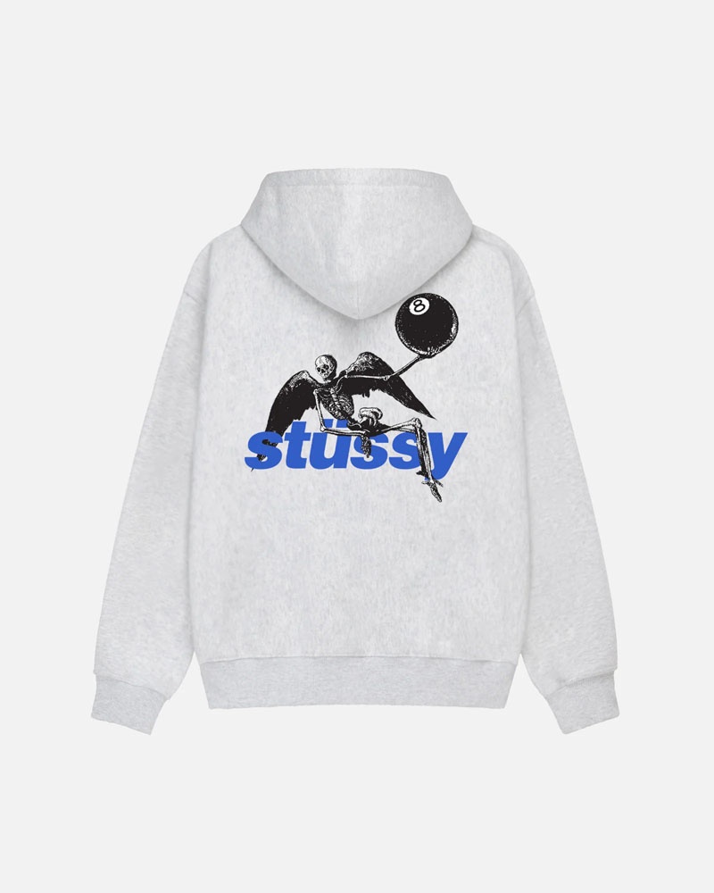 Stüssy Apocalypse Zip Hoodie Grå | Sverige 796VTCRXY