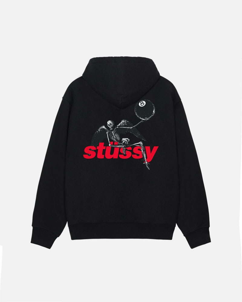 Stüssy Apocalypse Zip Hoodie Svarta | Sverige 916RSJBDU