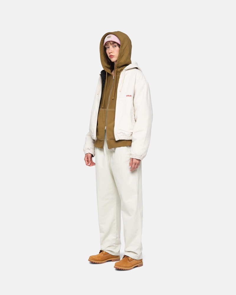 Stüssy Arbets Insulated Canvas Jacka Beige | Sverige 621JPRQXI