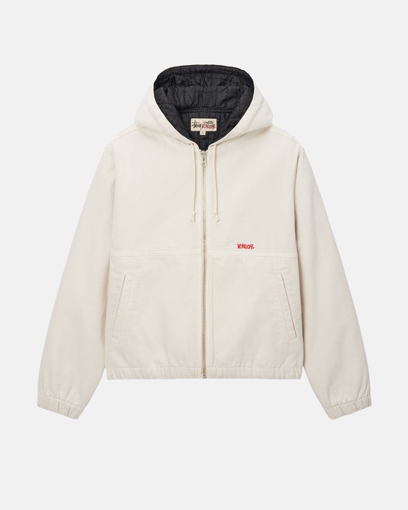 Stüssy Arbets Insulated Canvas Jacka Beige | Sverige 621JPRQXI