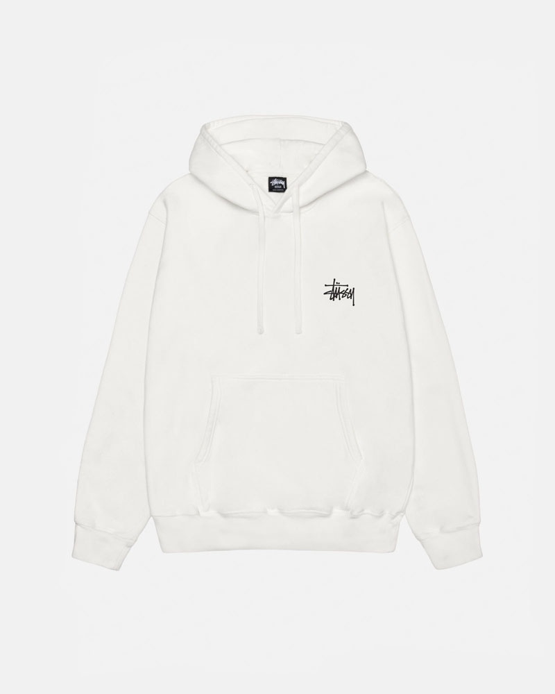 Stüssy Basic Pigment Dyed Hoodie Beige | Sverige 832WJMDIL