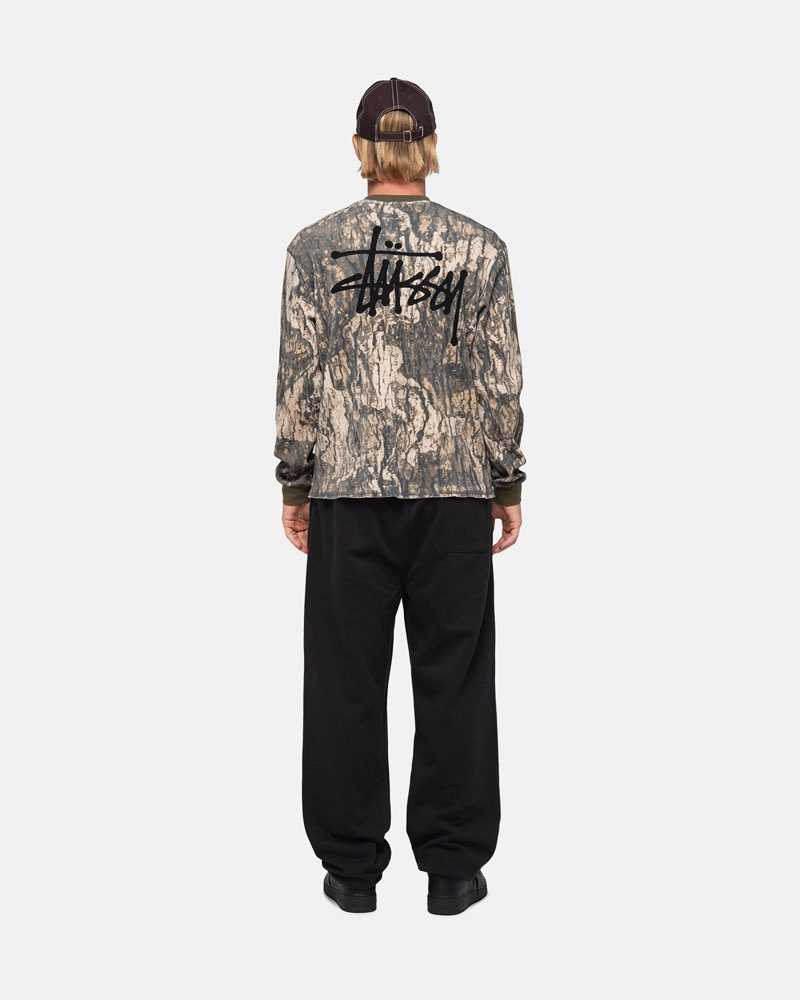 Stüssy Basic Stock LS Thermal Tröja Camo | Sverige 237ZPITOD