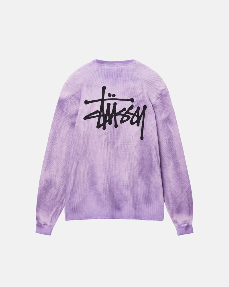 Stüssy Basic Stock LS Thermal Tröja Lavendel | Sverige 986YDITAW