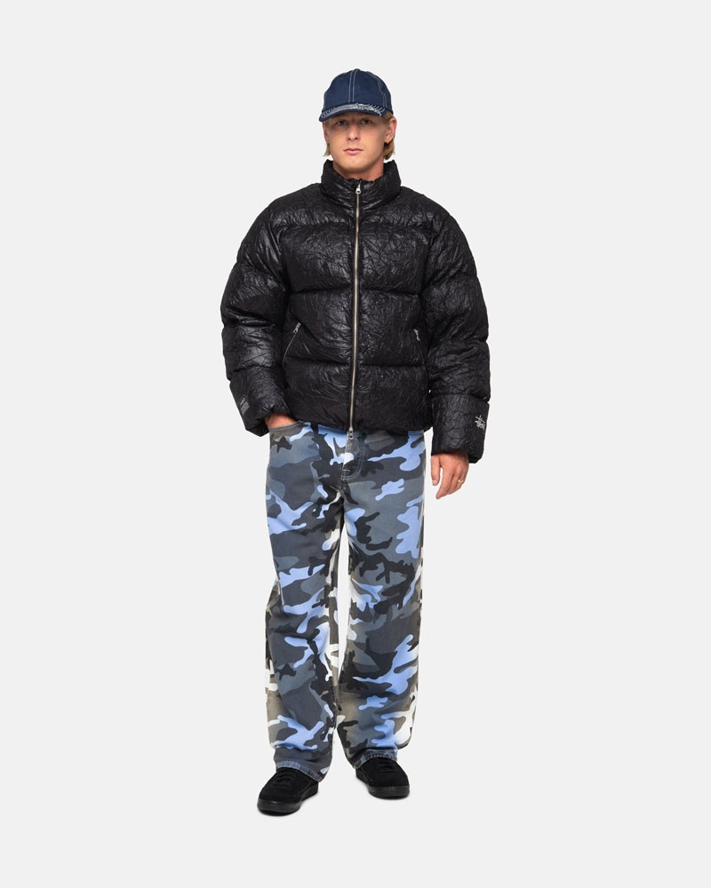 Stüssy Big OL' Jean Spray Dye Canvas Jeans Camo | Sverige 267EYZXTR