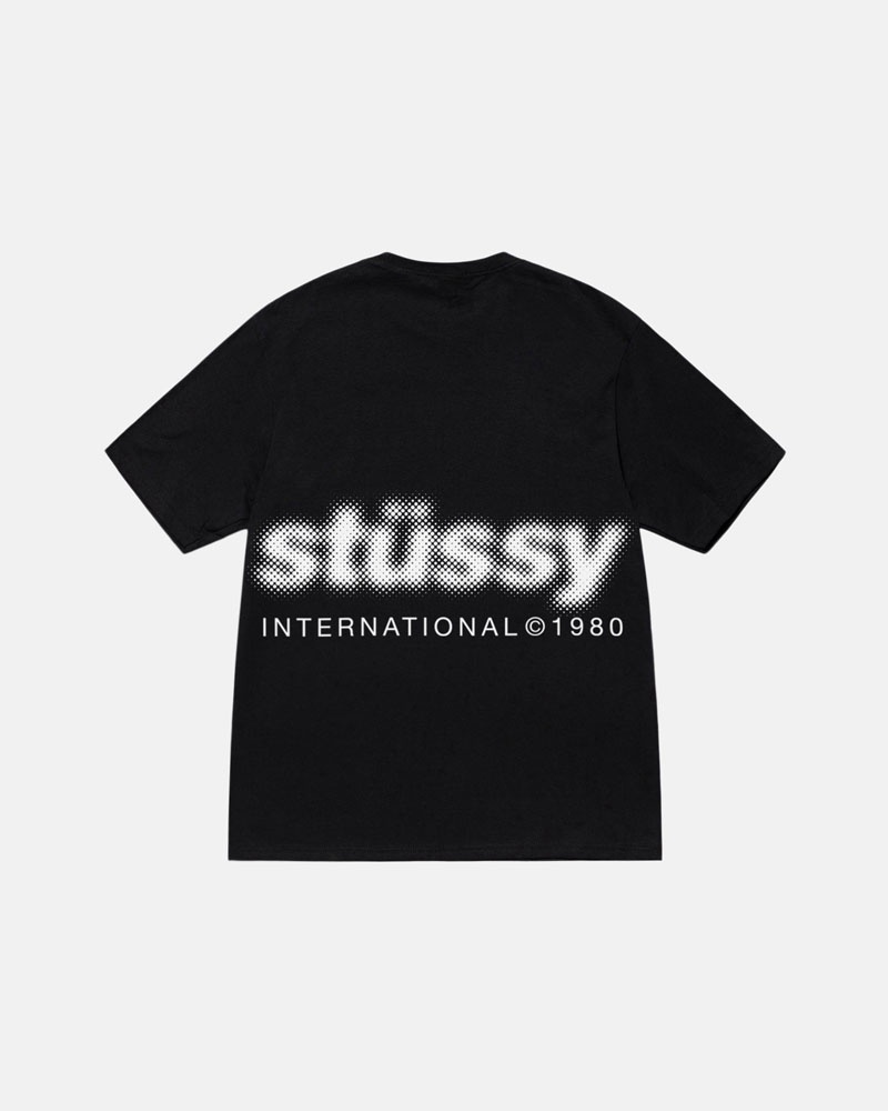 Stüssy Blur T-shirt Svarta | Sverige 729RKIBCN