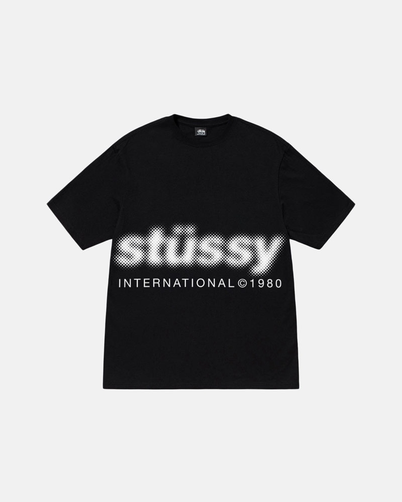 Stüssy Blur T-shirt Svarta | Sverige 729RKIBCN