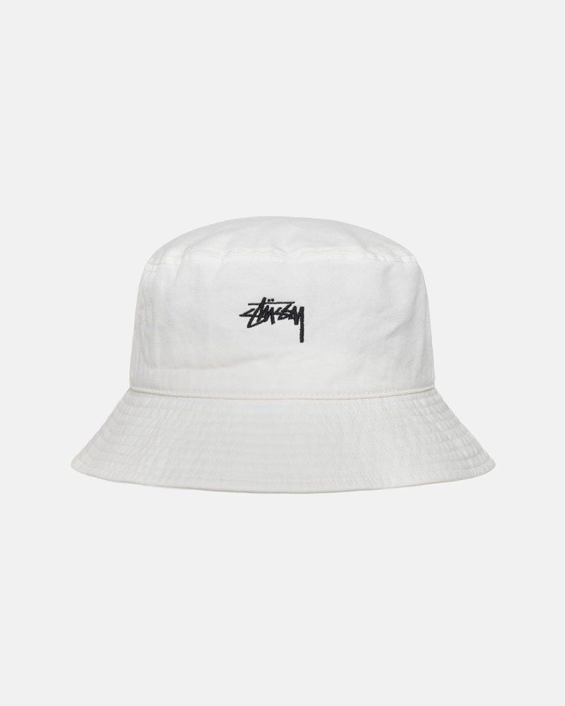 Stüssy Bucket Stock Hatt Beige | Sverige 093YIKLUN