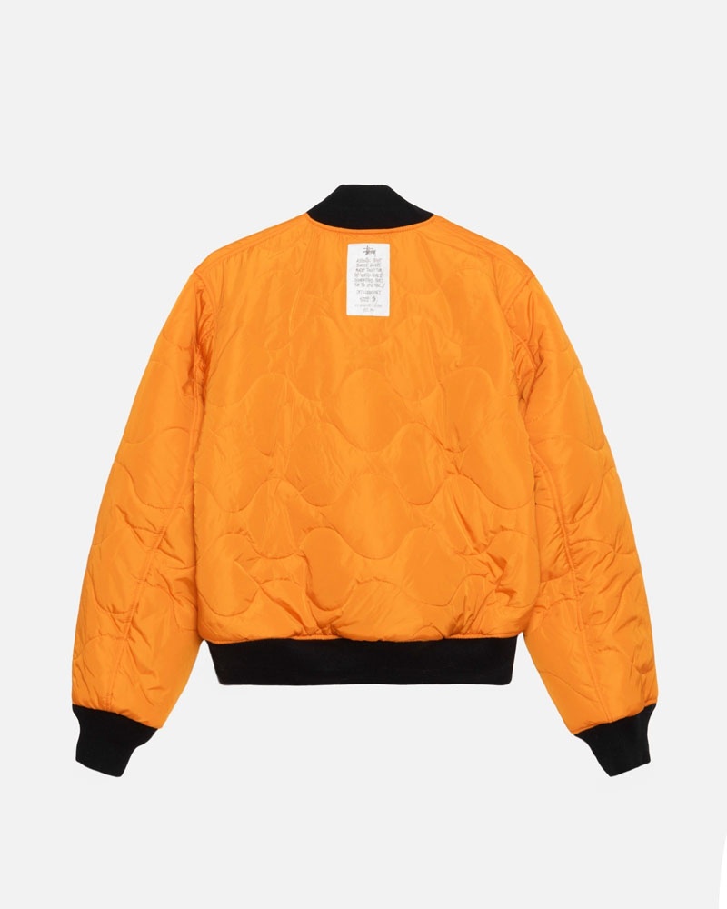 Stüssy Built Reversible Bomber Jacka Svarta | Sverige 310BNYXMQ