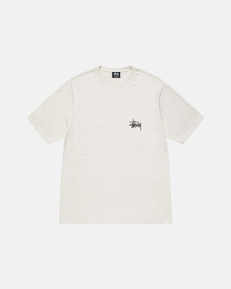 Stüssy Built Tough Pigment Dyed T-shirt Vita | Sverige 601WURNGS