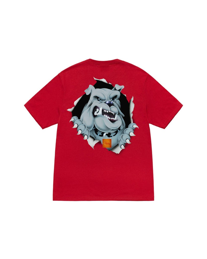 Stüssy Bulldog Ripper T-shirt Röda | Sverige 279KVPEJU