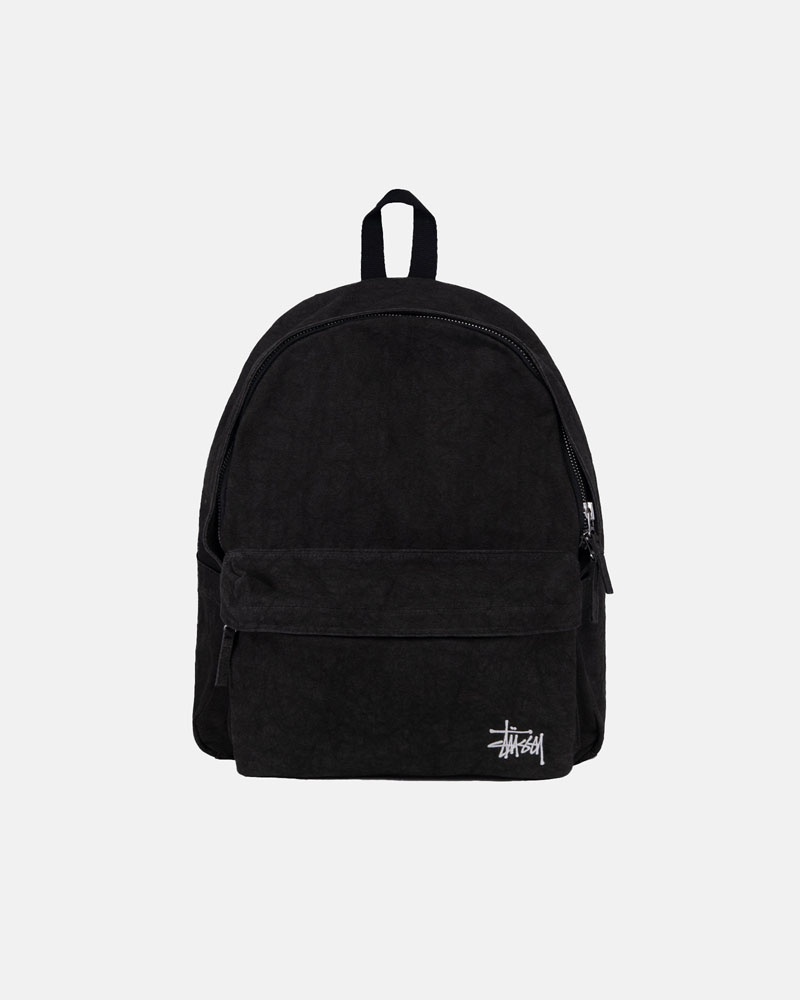 Stüssy Canvas Ryggsäck Svarta | Sverige 952BTCHAV