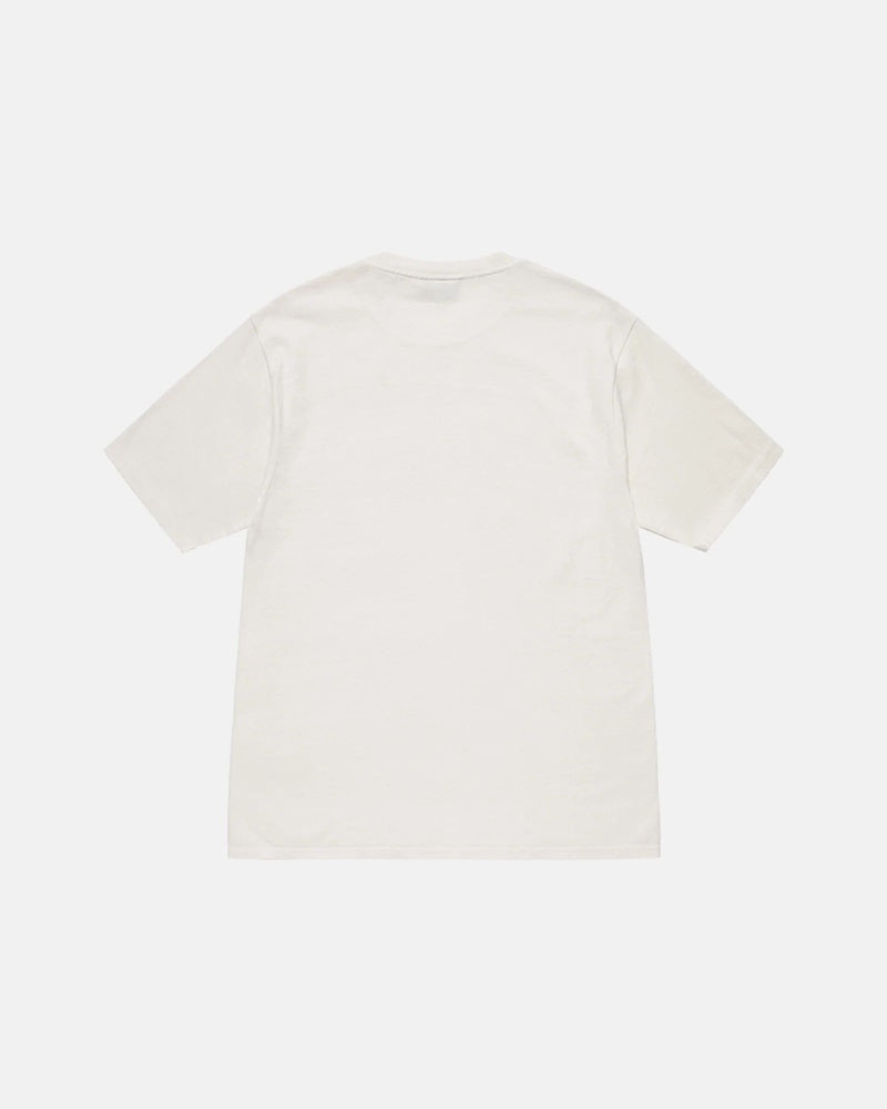 Stüssy Creation Pigment Dyed T-shirt Vita | Sverige 301KDGZRQ