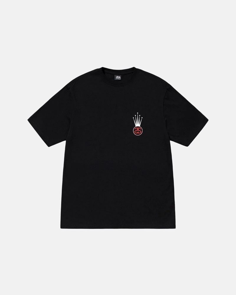 Stüssy Crown Link T-shirt Svarta | Sverige 769EURCNT