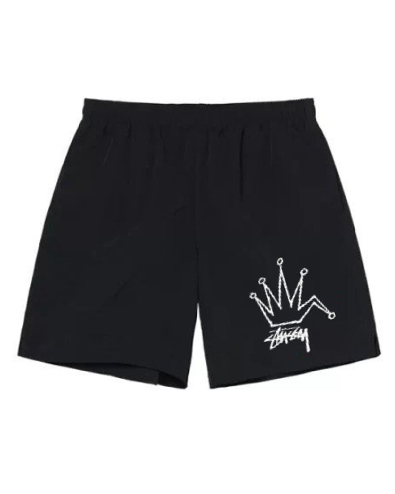 Stüssy Crown Shorts Svarta | Sverige 825IZACBD