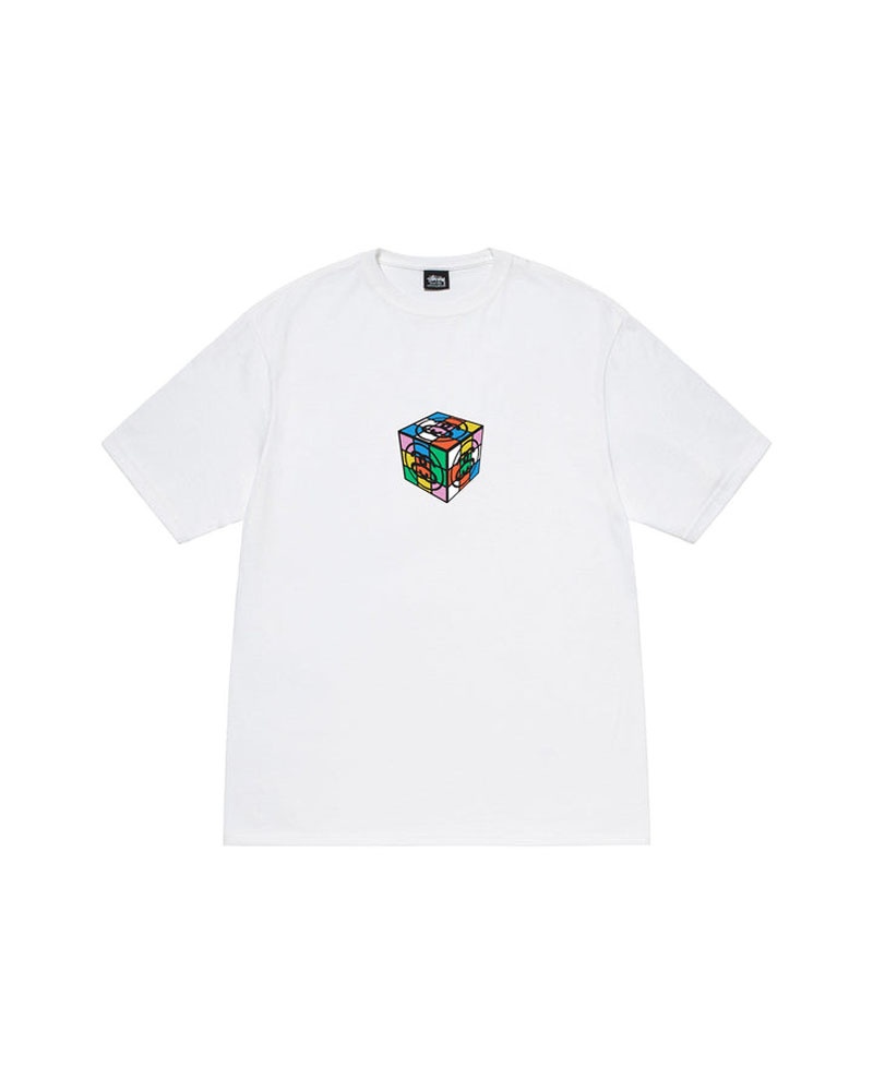 Stüssy Cube T-shirt Vita | Sverige 248ZJWFVK