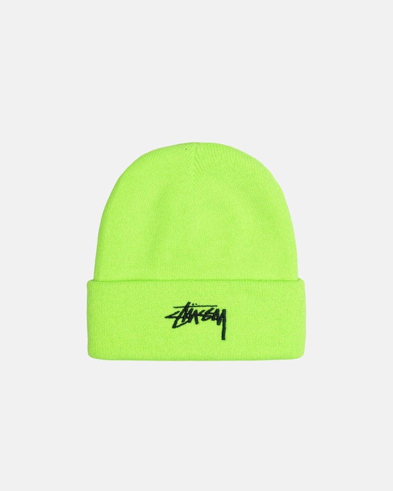 Stüssy Cuff Stock Mössa Gröna | Sverige 608ZJVCRT