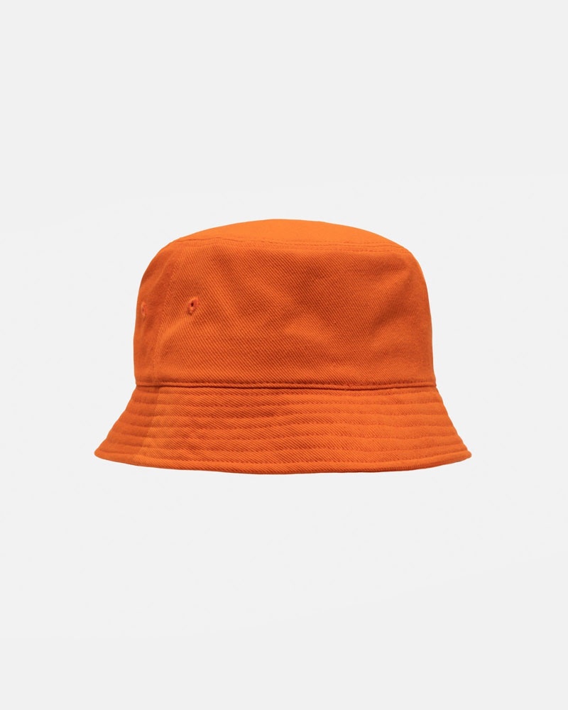 Stüssy Deep Bucket SS Link Hatt Orange | Sverige 380QTKRNW