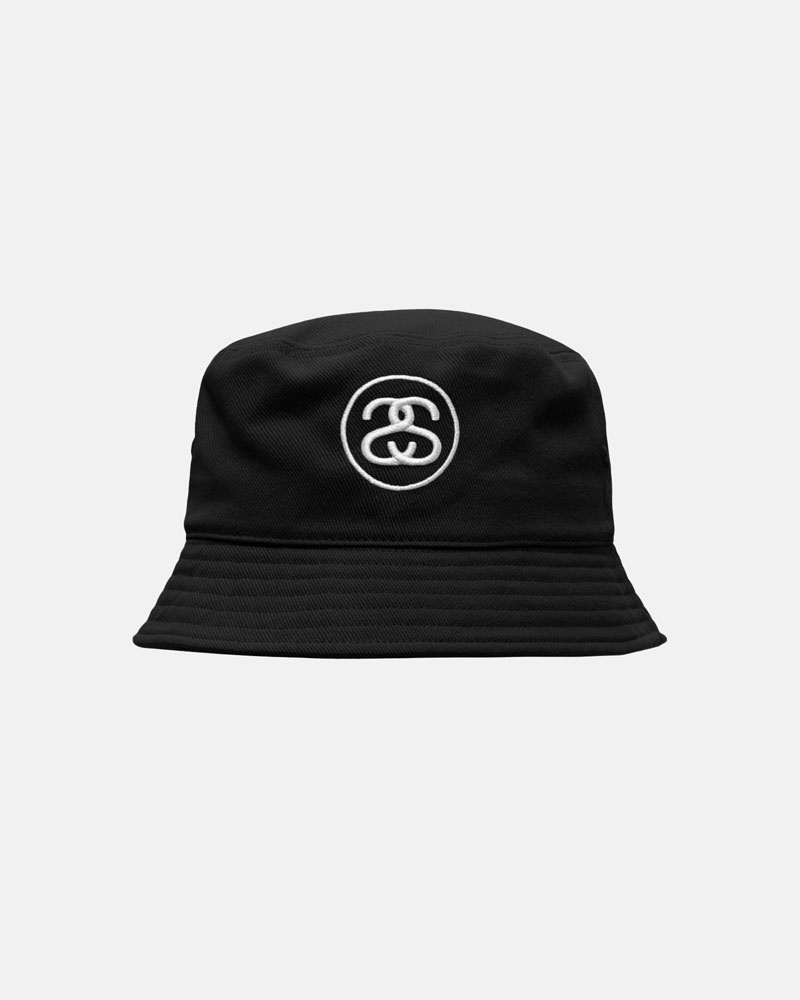 Stüssy Deep Bucket SS Link Hatt Svarta | Sverige 892PSLRBQ