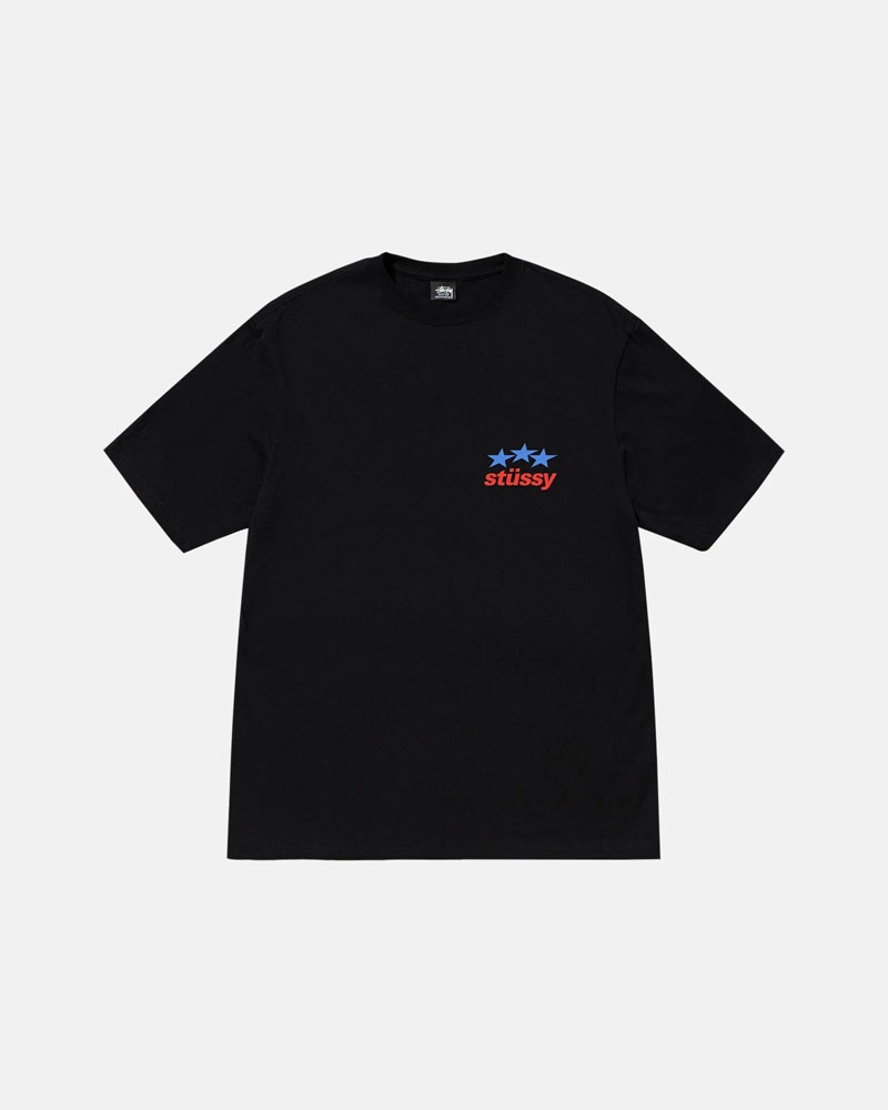 Stüssy Designs Usa T-shirt Svarta | Sverige 640CQGDYS