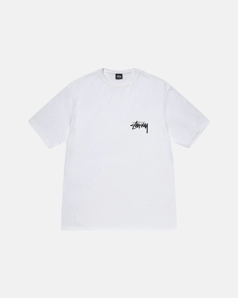 Stüssy Diced Out T-shirt Vita | Sverige 714AGZTCY