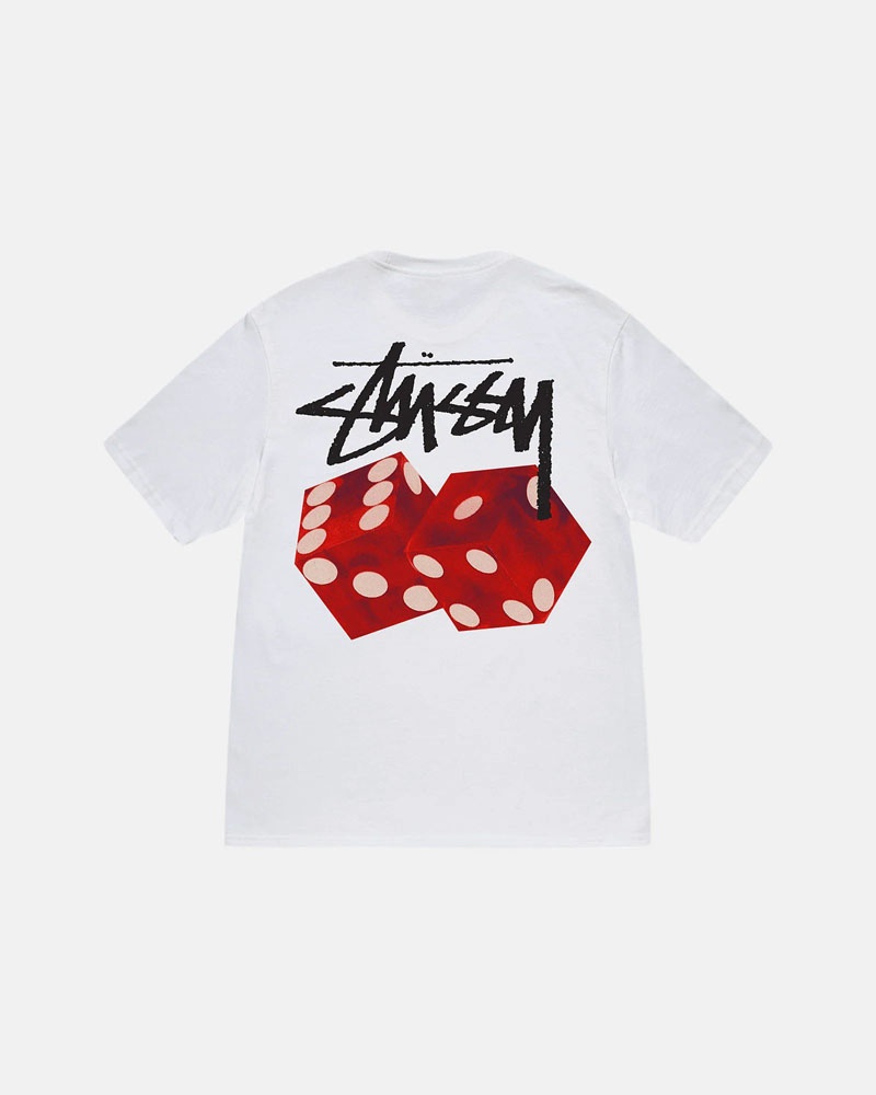 Stüssy Diced Out T-shirt Vita | Sverige 714AGZTCY