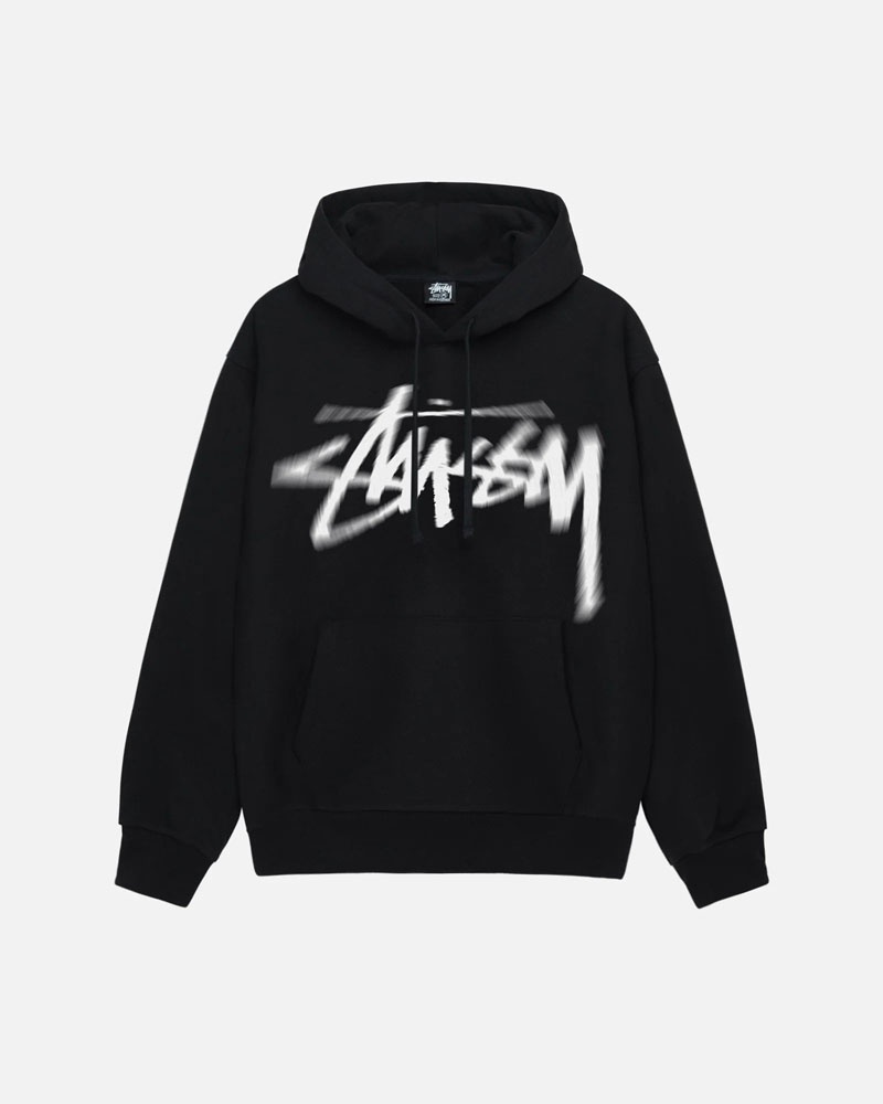 Stüssy Dizzy Stock Hoodie Svarta | Sverige 867CXBPJL