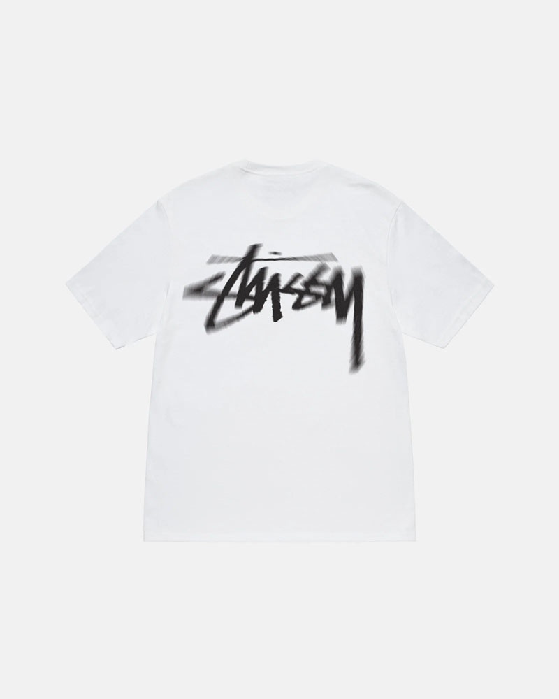 Stüssy Dizzy Stock T-shirt Vita | Sverige 745OSPNFY