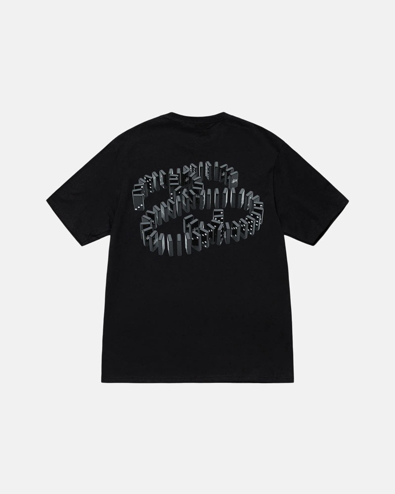 Stüssy Dominoes T-shirt Svarta | Sverige 102IVTEAB