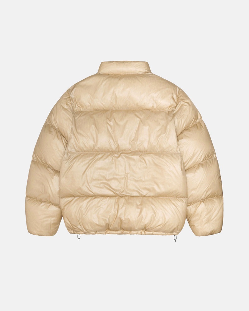 Stüssy Down Puffer Parachute Ripstop Jacka Bruna | Sverige 897FTHLAY