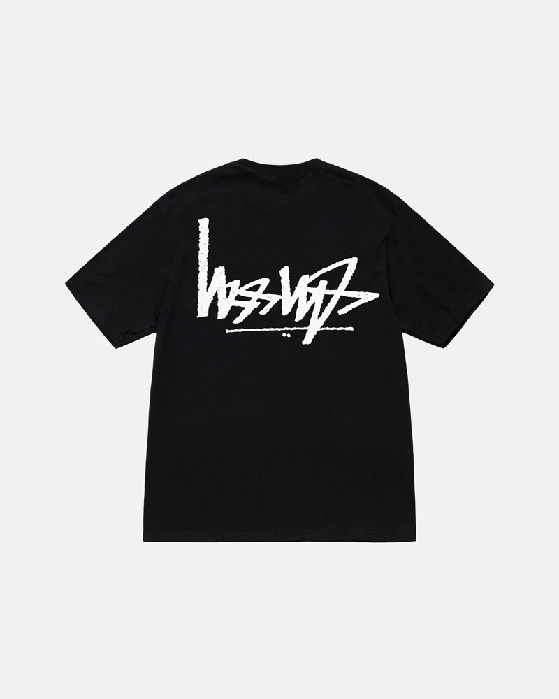 Stüssy Flipped T-shirt Svarta | Sverige 768TBPGVX