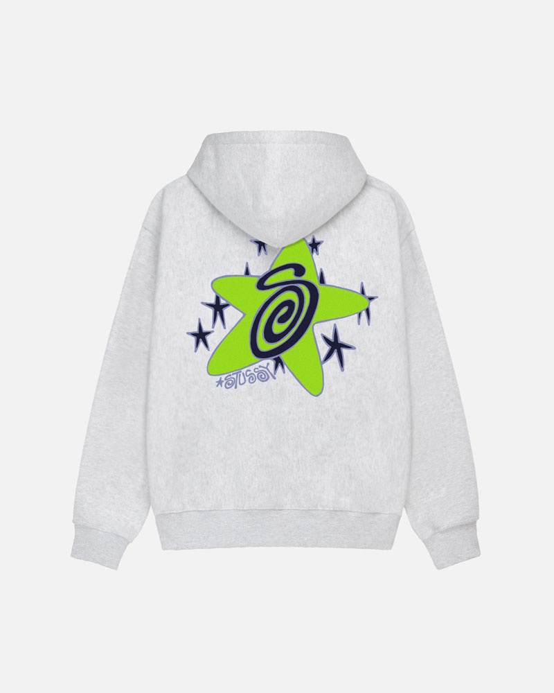 Stüssy Galaxy Hoodie Grå | Sverige 715YHJIPX