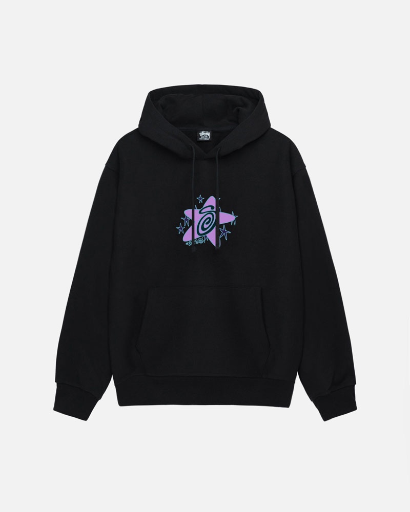 Stüssy Galaxy Hoodie Svarta | Sverige 703CHDTNZ