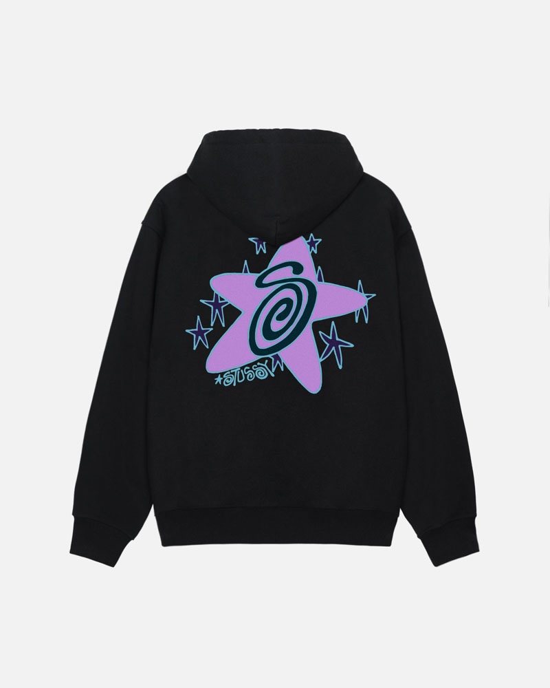 Stüssy Galaxy Hoodie Svarta | Sverige 703CHDTNZ