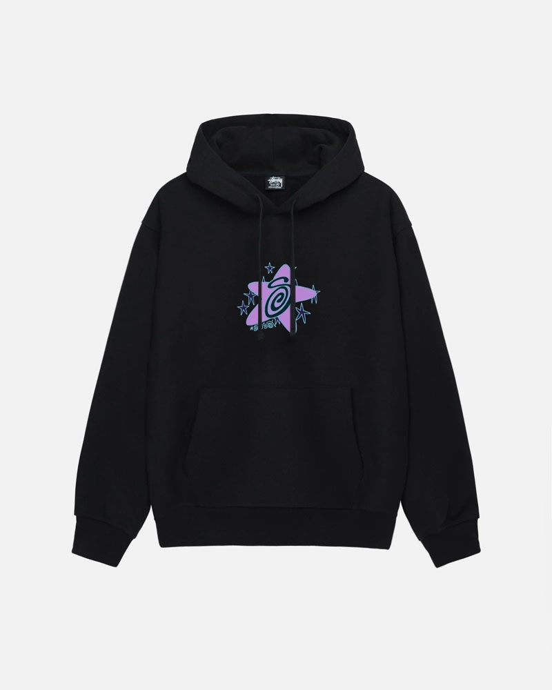 Stüssy Galaxy Hoodie Svarta | Sverige 793SEPAHK