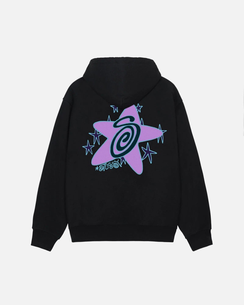 Stüssy Galaxy Hoodie Svarta | Sverige 793SEPAHK