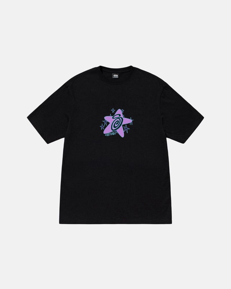 Stüssy Galaxy T-shirt Svarta | Sverige 724ISERHL