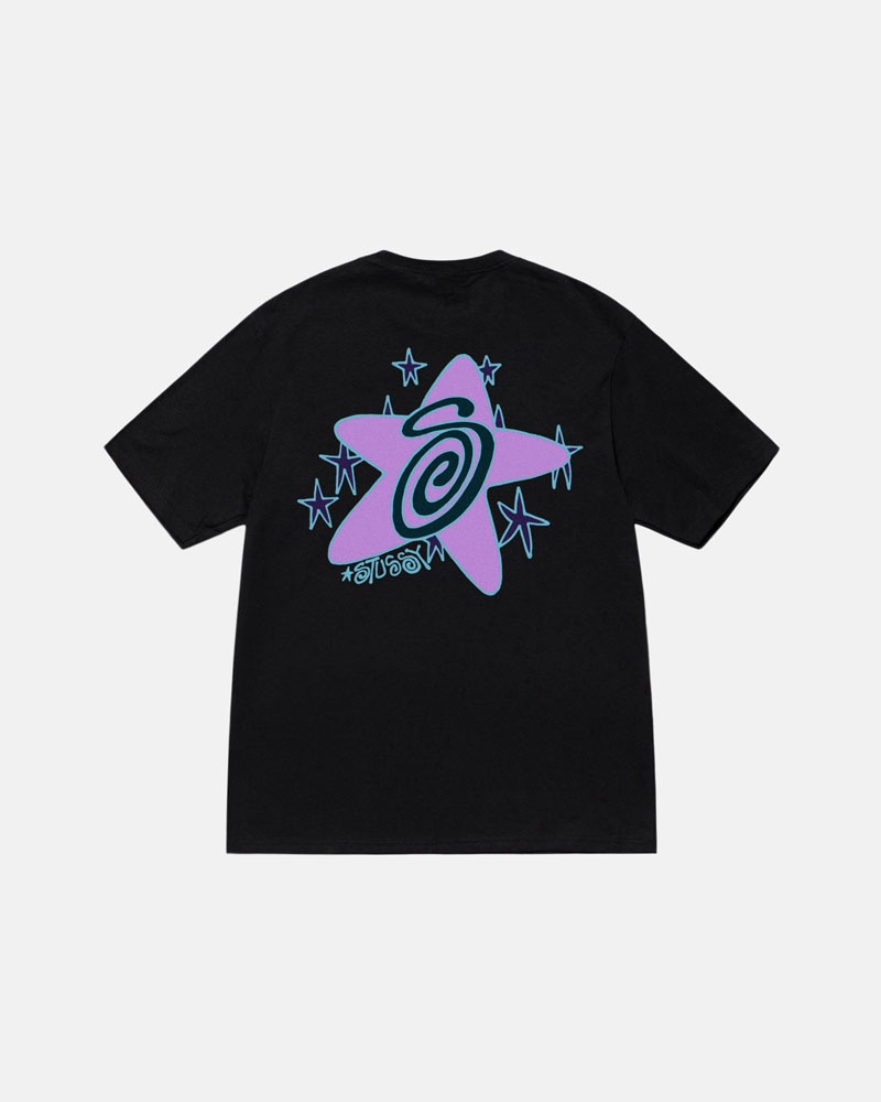 Stüssy Galaxy T-shirt Svarta | Sverige 724ISERHL