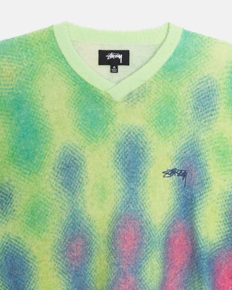 Stüssy Gradient Dot Brushed Tröja Olika Färger | Sverige 427DZVFXN