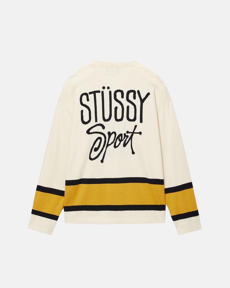 Stüssy Hockey Tröja Beige | Sverige 296NUCGPQ