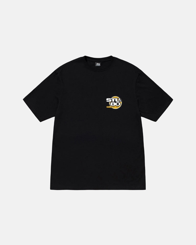 Stüssy Hot 80 T-shirt Svarta | Sverige 304ADTLRX