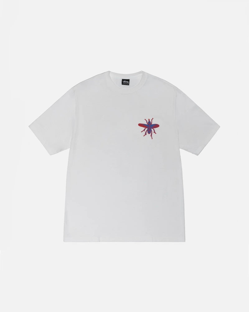 Stüssy Housefly T-shirt Vita | Sverige 835NUKTFQ