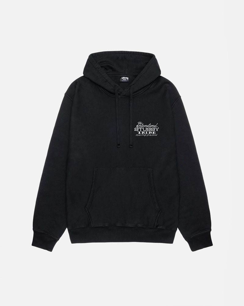 Stüssy IST Pigment Dyed Hoodie Svarta | Sverige 509ZWBINA