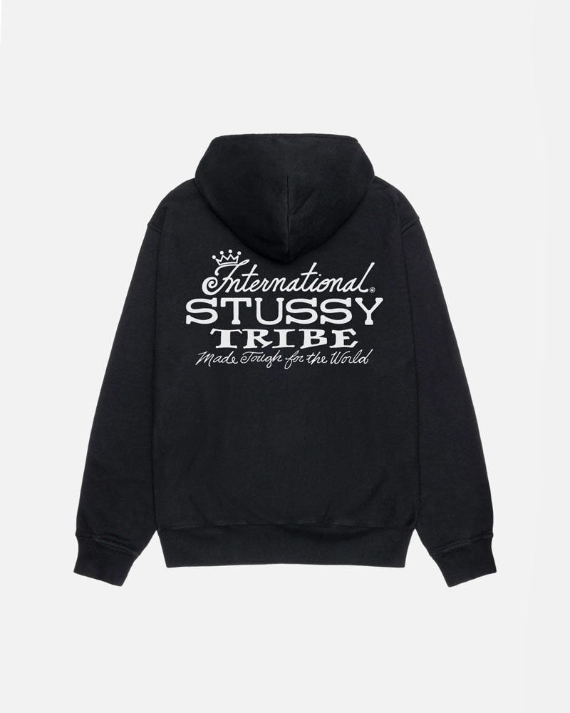 Stüssy IST Pigment Dyed Hoodie Svarta | Sverige 509ZWBINA