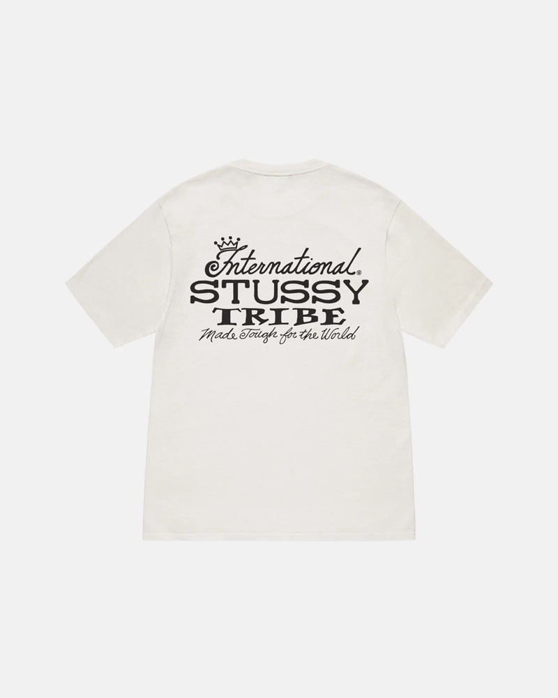 Stüssy IST Pigment Dyed T-shirt Vita | Sverige 812UIMBHY