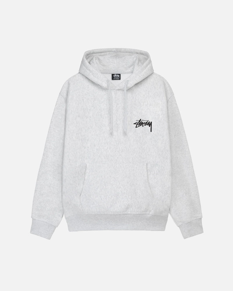 Stüssy Klassiska Dot Hoodie Grå | Sverige 840HMAULX