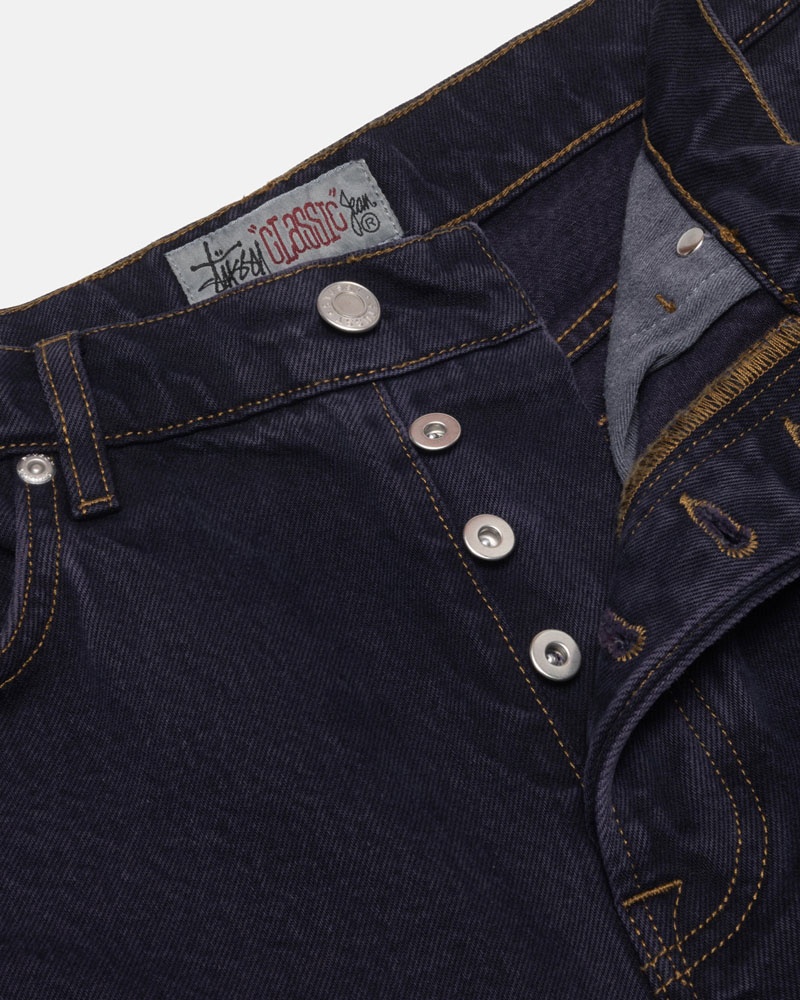 Stüssy Klassiska Jean Denim Jeans Blå | Sverige 751XNKGTE