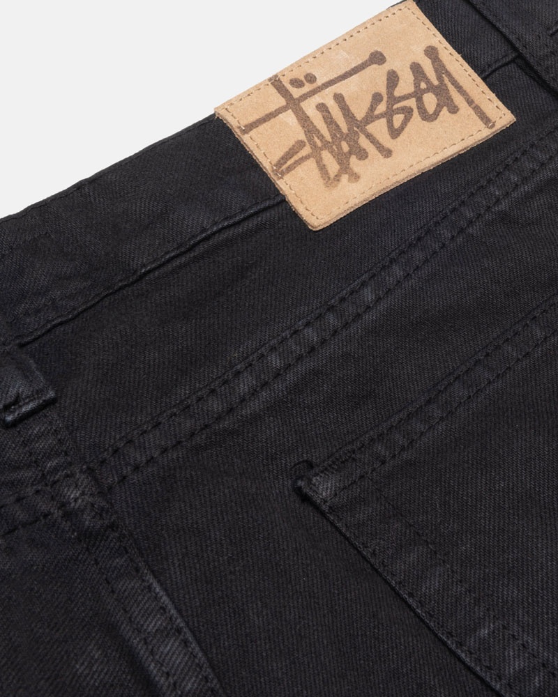 Stüssy Klassiska Jean Overdyed Jeans Svarta | Sverige 913DAFYKI